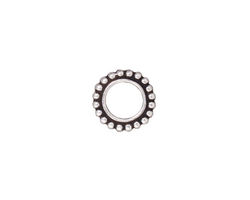 TierraCast Antique Silver (plated) 6mm Round Bead Frame 11mm
