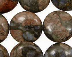 Rhyodacite Puff Coin 20mm