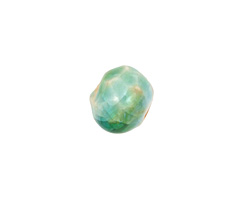 Gaea Ceramic Mermaid Gem Geode Round 11-12x13-14mm
