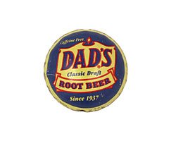 Trinket Foundry Yellow & Blue (Root Beer) Bottle Cap Puff Coin 22mm