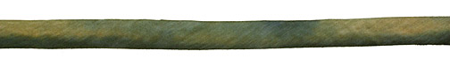 Green Tea Hand Dyed 100% Silk Ribbon 7/16"