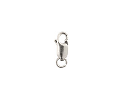 Sterling Silver Straight Large Lobster w/ Ring 12x5mm