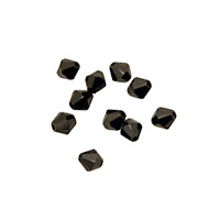 Onyx Faceted Bicone 4mm