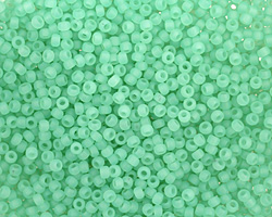TOHO Ceylon Frosted Celery Round 11/0 Seed Bead
