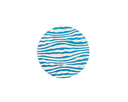 Lillypilly Turquoise Zebra Anodized Aluminum Disc 19mm, 24 gauge