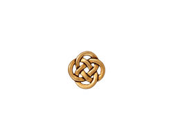 TierraCast Antique Gold (plated) Celtic Open Link 10mm
