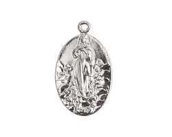 Nunn Design Sterling Silver (plated) Guide Medallion 15x26mm