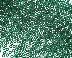 TOHO Transparent Frosted Green Emerald Round 11/0 Seed Bead