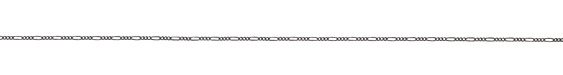 Antique Silver (plated) Figaro Chain
