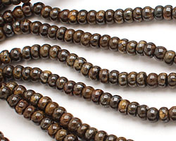 Bronzite Rondelle 6mm