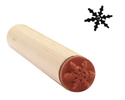 Little Snowflake Tiny Rubber Stamp 10mm