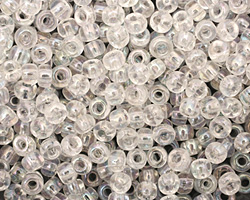 TOHO Transparent Rainbow Crystal Round 6/0 Seed Bead
