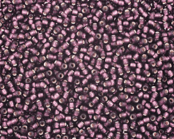 TOHO Amethyst (with Frosted Silver Lining) Round 11/0 Seed Bead
