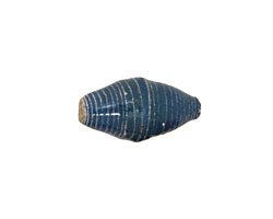 African Paper (denim, w/white) Rice 20x10-11mm