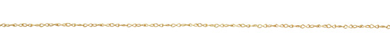 Satin Hamilton Gold (plated) Figure 8 Chain