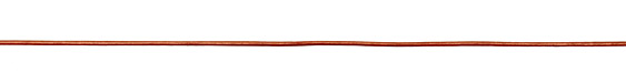 Copper (metallic) Round Leather Cord 1.5mm