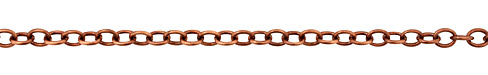 Antique Copper (plated) Oval Cable Chain