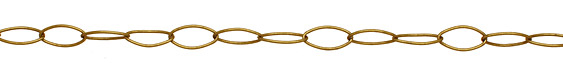 Antique Brass (plated) Horse Eye Chain