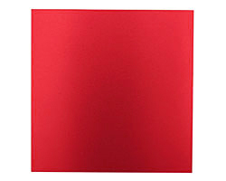Lillypilly Red Anodized Aluminum Sheet 3"x3", 24 gauge