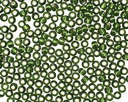 TOHO Olivine (with Silver Lining) Round 8/0 Seed Bead