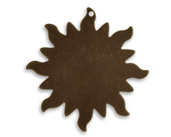 Vintaj Natural Brass Dancing Sun Altered Blank 30mm