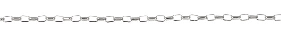 Silver (plated) Box Cable Chain