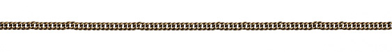 Antique Brass (plated) Woven Curb Chain