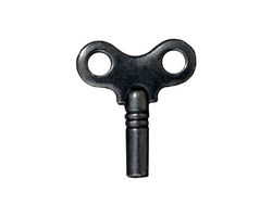 TierraCast Gunmetal Winding Key Charm 19x22mm