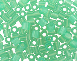 TOHO Ceylon Jade Cube 4mm Seed Bead