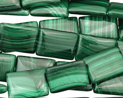 Malachite Thin Pillow 18x13mm