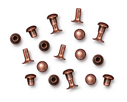 TierraCast Antique Copper (plated) Compression Rivet Set 4mm