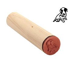 Elaine's Beetle Baby Mini Rubber Stamp 11x12mm