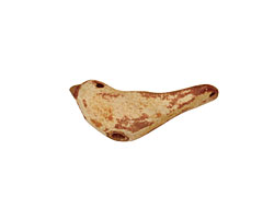 Kylie Parry Ceramic Rust Bird 10-11x25mm