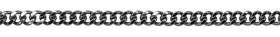 Gunmetal Large Curb Chain
