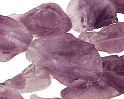 Dogtooth Amethyst Rough Nugget 11-22x10-13mm