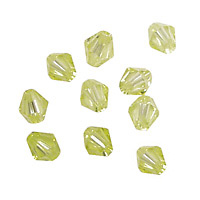 Lemon Ice Faceted Bicone 6mm