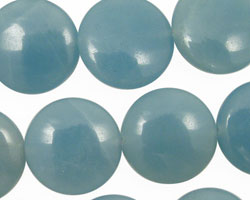 Amazonite Puff Coin 18mm