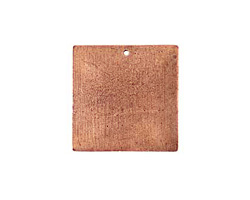 Nunn Design Antique Copper (plated) Flat Grande Square Tag 31mm