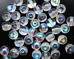 Czech Glass Crystal AB Round 6mm
