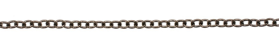 Gunmetal Oval Cable Chain