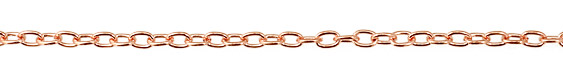 Copper (plated) Oval Cable Chain