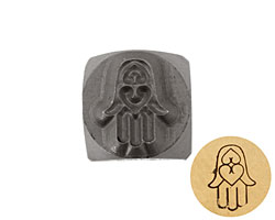 Hamsa Hand Metal Stamp 6mm