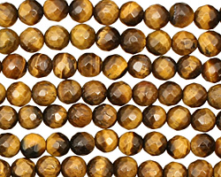 Tiger Eye Faceted Round 6mm