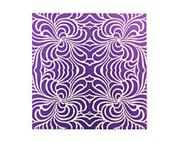 Lillypilly Purple Morphed Anodized Aluminum Sheet 3"x3", 24 gauge