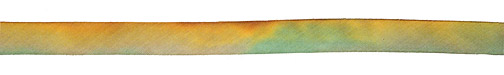 Golden Lichen Hand Dyed 100% Silk Ribbon 7/16"