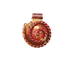 Patricia Healey Copper Small Spiral Rope Pendant 18x20mm
