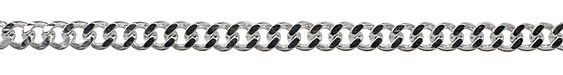 Silver (plated) Large Curb Chain