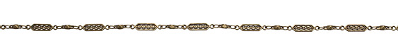 Antique Brass (plated) Ornate Chain