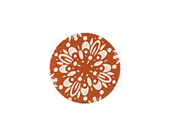 Lillypilly Bronze Kaleidoscope Anodized Aluminum Disc 19mm, 24 gauge