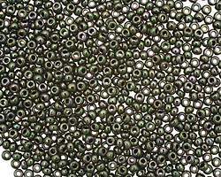 TOHO Metallic Moss Round 11/0 Seed Bead